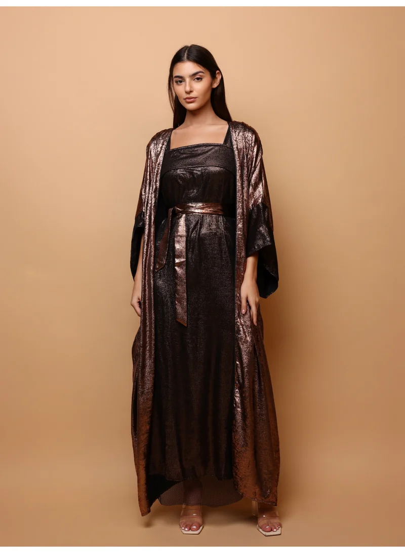 IKKXA Ikkxa Dalal Jalabiya IK1089 Brown